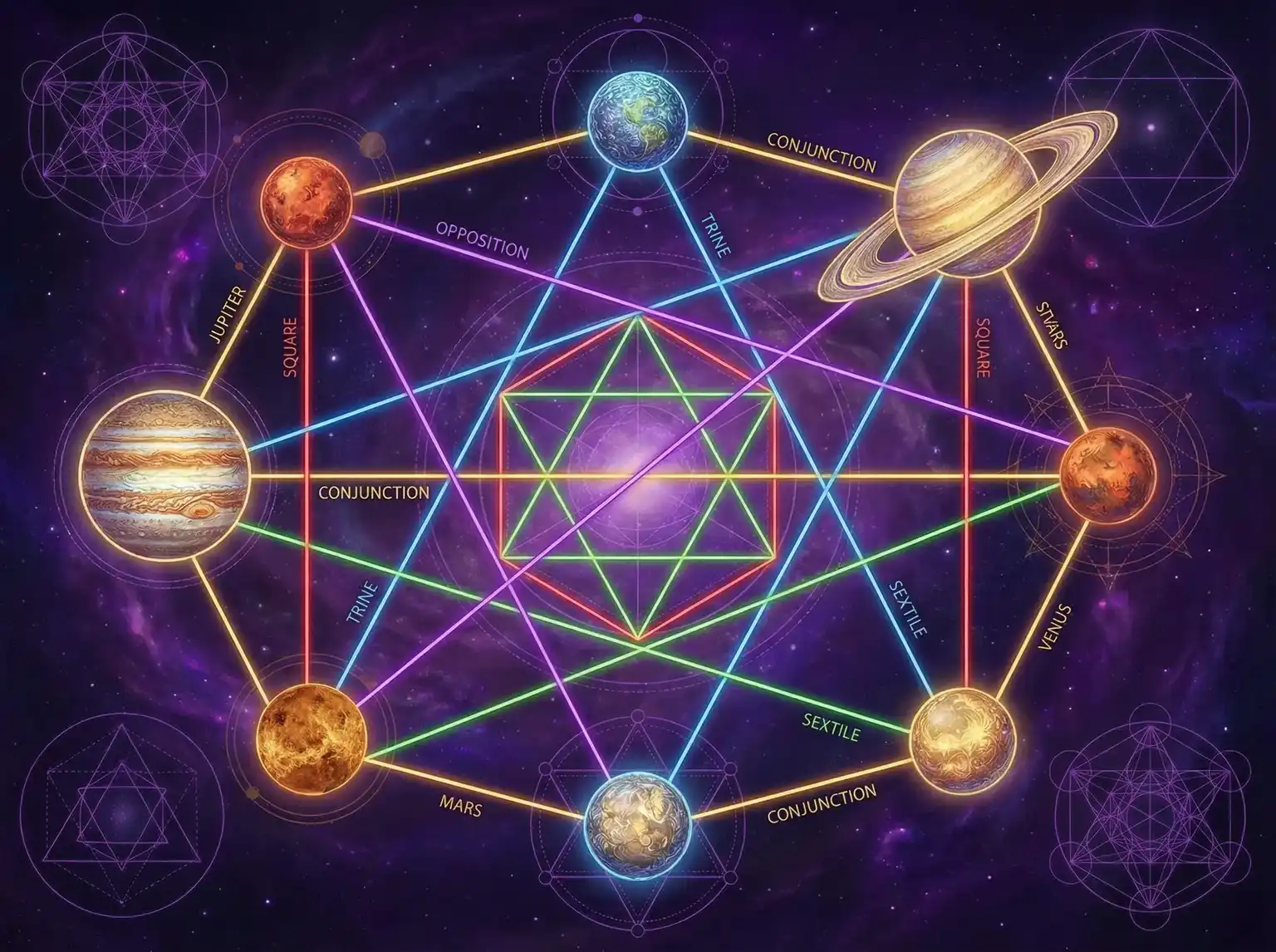 行星相位解读 - 艾草仙姑电影 | 占星学进阶
